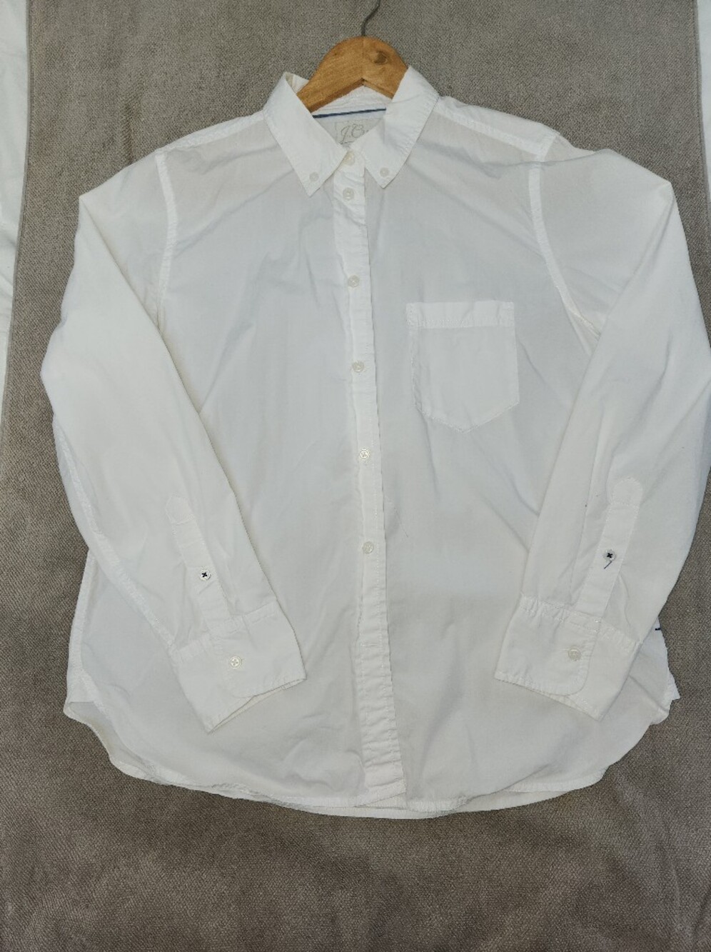 Classic White Button-Down Shirt